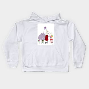 Santa's Belly Kids Hoodie